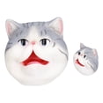 thumbnail image 4 of Marioneta De Mano De Gato, Juguete De Mano Animal No Tóxico De PVC Inodoro Móvil Para Jardín De Infantes Para Fiesta De Halloween Para Fiesta De Cumpleaños Para El Hogar, 4 of 7