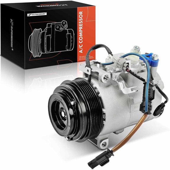 A-Premium Air Conditioner AC Compressor with Clutch Compatible with Mercedes-Benz E350 3.5L 2012, W212 Series E300 3.5L 2012