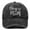 Black, variant on Women's Denim Cotton Baseball Cap, Embroidered Cat Mom Baseball Cap/ Embroidered Boy Mom Baseball Cap, Adjustable Vintage Washed Distressed Baseball Cap