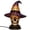 Black3, variant on Gothic Stained Glass Witch Cauldron Plug In Table Lamp, Gradient Purple Orange Acrylic Night Light with Bronze Carved Base, Halloween Decor Figurine for Mantel Bedroom Shelf