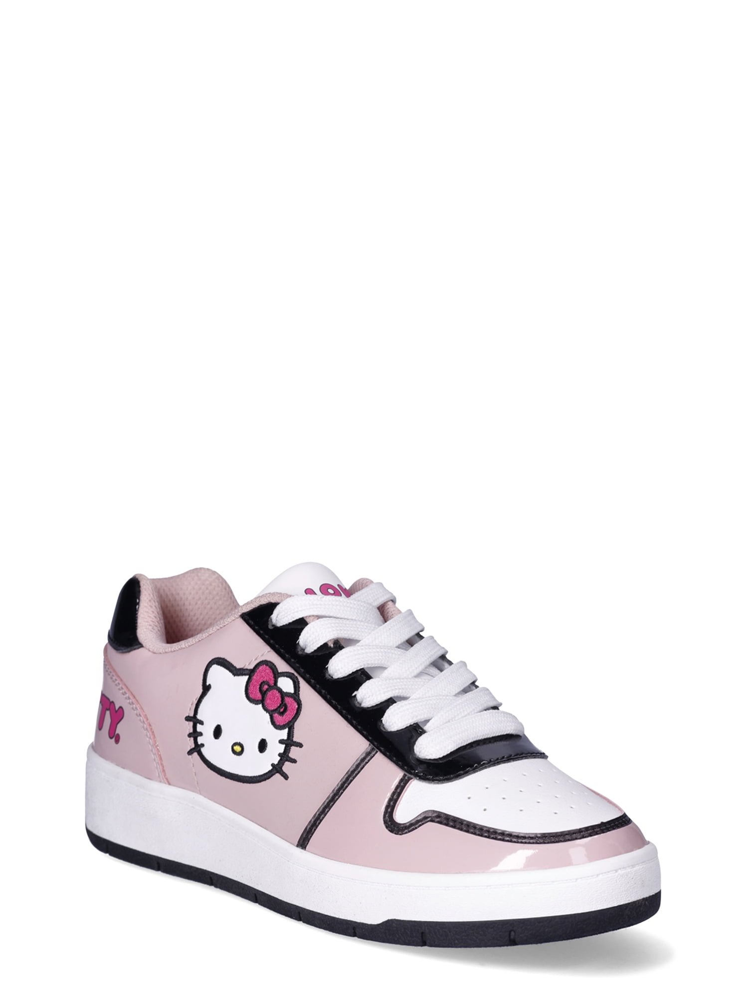 & Friends By Sanrio Women's Black Casual Court Sneakers