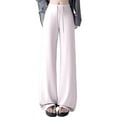thumbnail image 7 of Women's Casual High Waist Wide Leg Pants - Comfortable Loungewear for Everyday and Activities - Breathable Summer and Fall Style, 7 of 7