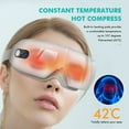 thumbnail image 4 of Eye Massager with Heat & Compression Bluetooth Music Rechargeable Eye Heat Massager for Relax and Reduce Eye Strain, 4 of 7