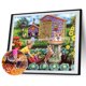thumbnail image 2 of Kit de pintura de diamantes Casa de paisaje Taladro redondo completo Rhinestone DIY Decoración para el hogar Likrtyny Arte deco, 2 of 9