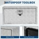 thumbnail image 3 of QinaQin Caja de herramientas bajo chasis para pickup o remolque, aluminio diamantado de alta resistencia, impermeable, con cerradura y llaves, ideal para truck, trailer o RV, 3 of 8