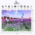 thumbnail image 2 of BSDHOME Toile de Fond en Polyester 7x5ft pour Paysage Extérieur, Fond de Fleurs Ultra Violet, Notes de Photographie, 2 of 5