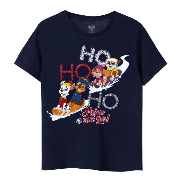 Pat' Patrouille T-Shirt Garçon/fille Ho Ho Ho