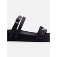 thumbnail image 4 of No Boundaries Women's Double Strap Footbed Sandals, 4 of 5