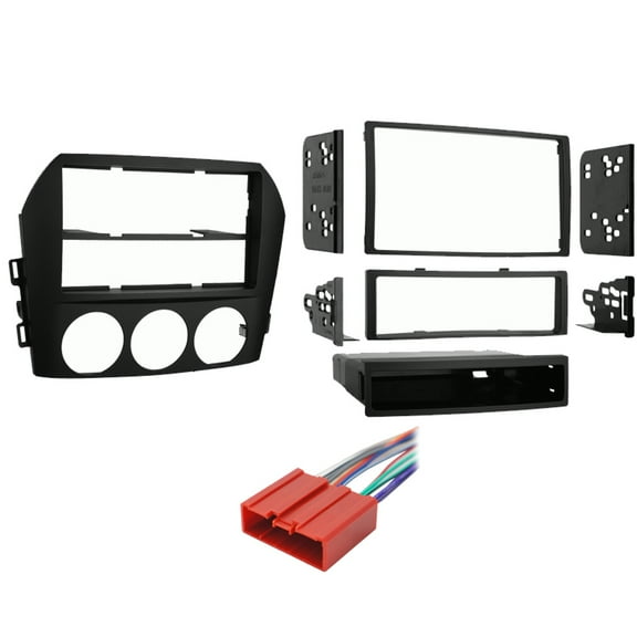 Mazda MX-5 Miata 2006-2008 Single or Double DIN Stereo Radio Install Dash Kit