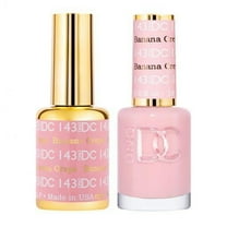 DND DC 143 Banana Crepe Gel & Matching Polish Set - DND DC Gel & Lacquer