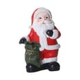 thumbnail image 3 of Escultura de figura de Papá Noel Adorno navideño Figura en miniatura navideña para Sostener una bolsa, 3 of 9