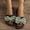 Green, variant on YLOMAY Sandals for Women Women's Summer New One-line Rhinestone Pearl Over Flat Sandals Summer Wedding Guest Sandals 50% off Clear