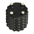 thumbnail image 2 of Sagebrook Home Set Of 2 6/8" Bubble Planters, Matte Black, Round, Ceramic, Contemporary, 8"H, Bubble, 2 of 8