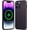 C-Dark Purple, variant on for iPhone 14 Pro Case for MagSafe, Soft Silicone Rubber Phone Cases for Apple iPhone 14 Pro with Built-in Magnets and Microfiber Lining for More Protection - Purple