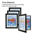thumbnail image 3 of Picture Frame Decorative Elastic Band Rectangular Wall-mounted Replacement Photography Painting Display Frames Natural Color 10.2*15.2cm, 3 of 10