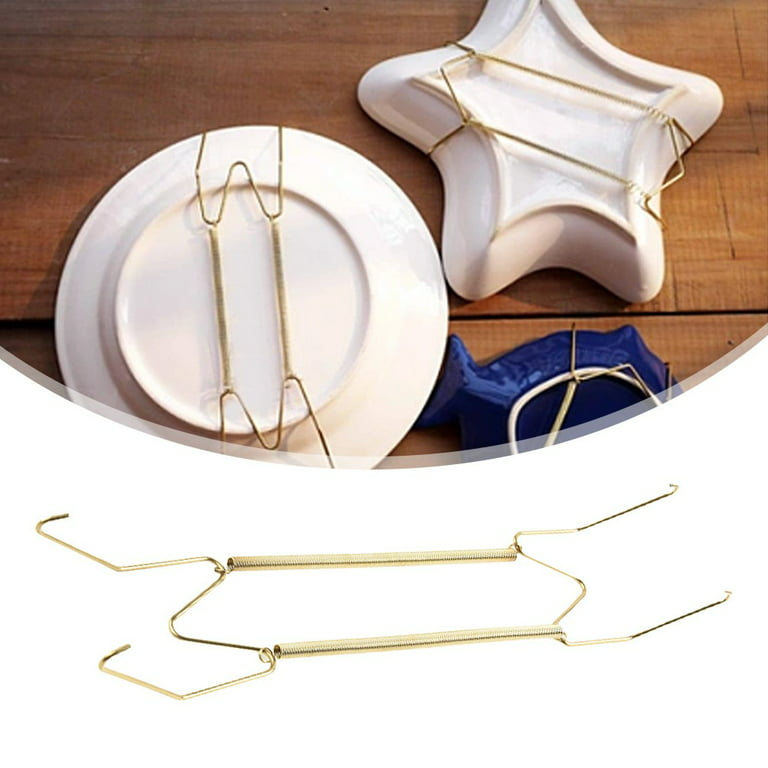  Hotop 12 Pieces Plate Hangers for Wall Plate Hangers