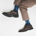 thumbnail image 2 of Men's Argyle Dress Socks Business Casual Patterned Cotton Crew Sock Lightweight Soft Comfort, Medium 7-10.5, 5 Pairs, 2 of 7