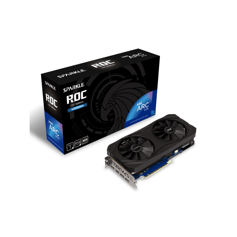 SPARKLE Intel Arc A770 ROC OC Edition, 16 GB GDDR6, 2x DBB 100 mm