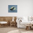 thumbnail image 2 of Mallard Duck Moonlit Pond Animals & Insects Graphic Art Gallery Wrapped Canvas Print Wall Art, 2 of 7