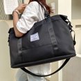 thumbnail image 4 of Bolsa De Viaje Bolsa de lona unisex a la moda con cremallera informal para viajes para hombres y mujeres Likrtyny Para Estrenar, 4 of 9