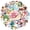 4A-50pcs, variant on 35pcs-70pcs Cute Animal Stickers DIY Stationery Stickers Funny Teacher Reward Stickers for Laptops Suitcases