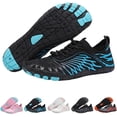 thumbnail image 2 of FROON Zapatos descalzos, calzado de senderismo descalzo, zapatos descalzos saludables y antideslizantes (color: azul, tamaño: 16 mujeres/14 hombres), 2 of 4