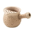 thumbnail image 2 of Tetera de cerámica tradicional, calentador de leche duradero con filtro de té, tetera para senderismo, restaurante, familia, regalo para amantes del, 2 of 8