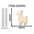 thumbnail image 2 of Unfinished Wood Cute Sheep Silhouette - Craft- up to 46" DIY 24" / 1/4", 2 of 3