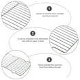 thumbnail image 6 of Heavy Duty Half Sheet Cooling Racks, Rust Resistant Stainless Steel Baking Racks, Wire Racks Fit Half Sheet Pan, Bacon Grill Rack for Oven, Cookie Cooling Racks, 6 of 8