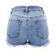 thumbnail image 5 of Pantalones cortos de mezclilla desgastados deshilachados cortos para mujer Pantalones cortos de mezclilla para mujer Pantalones cortos cómodos elásticos, 5 of 5