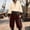 #0013-Brown, variant on Ceisia Renaissance Medieval For Men Lace Up Shirt Drawstring Cuffed Pants Halloween Pirate Outfit Halloween Gift