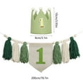 thumbnail image 3 of 1st Birthday High Chair Banner, Funny Tassel Theme Banner for Girl Boy, 1st Birthday Photo Backdrop, Baby Girl Boy First Birthday Highchair Banner Fabric, 3 of 6