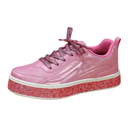 Fauean Shoes for Women Sneakers Casual Lace up Sneakers Suitable for Daily Wear Going Out Pink Size 42