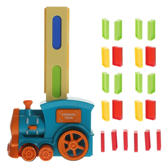 KAKOWELY 1 juego de dominó automático para niños, juguete práctico para niños.