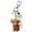 B, variant on A Little Highland Cow for You Keychain, 4th of July Cure 3D Resin Cow Keychain Bag Charm with Birthstone Charm Inspirational Gift for Men Women