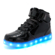 thumbnail image 1 of Zapatos para niños con luz Led colorida, zapatos con lámpara superior alta para primavera y otoño, deportes informales para niños y niñas, 1 of 5