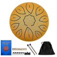 thumbnail image 1 of 6-inch ethereal drum, 6-inch 11-tone ethereal drum in C key, steel tongue drum, children's musical instrument, 1 of 2