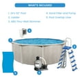 thumbnail image 6 of Aquarian Phoenix 24'x52" Round Above Ground Pool w/ Pump, Ladder, Liner, Skimmer, 6 of 11
