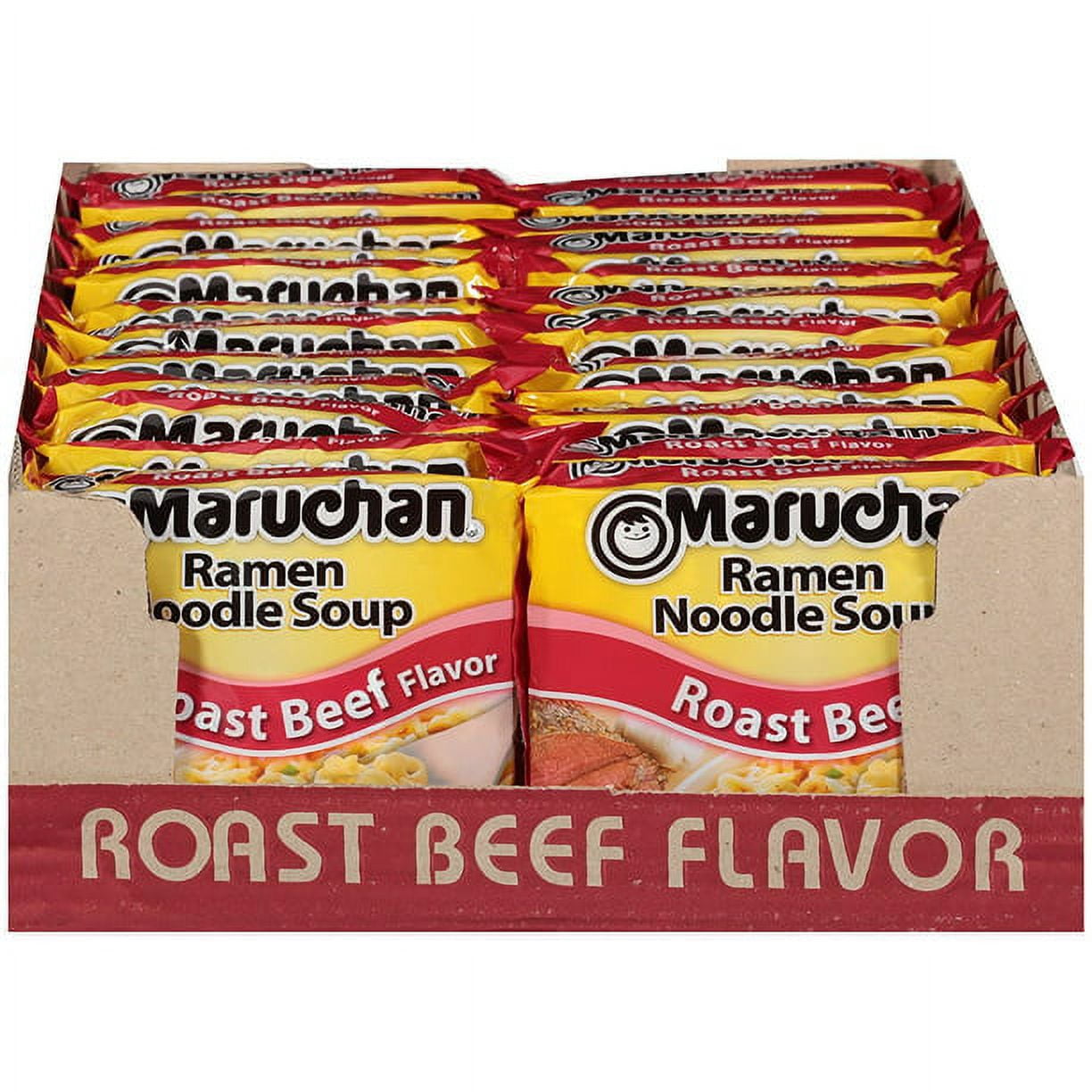 Maruchan Ramen Roast Beef, 3 Ounce (Pack of 24)
