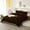 Chocolate, variant on DNG Creations 5 Piece White Pom-Pom Fringe Plain Pattern Comforter ( Full/Queen Size ) 100% Egyptian Cotton with 800 Threads Count - Solid Turquoise Blue Colour