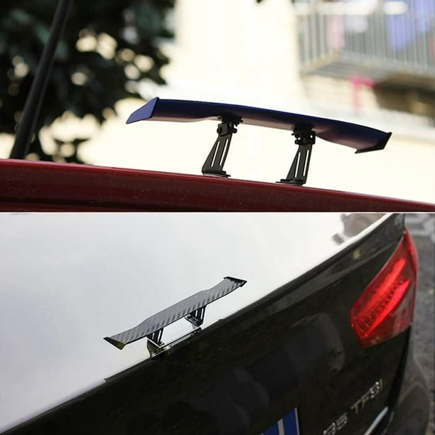 3Pcs Universal Car Mini Spoiler Wing, Auto Car Tail Wing, Mini Auto Carbon  Fiber Texture Decoration