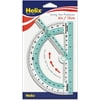 Helix Swing Arm 6" Protractor, Plastic, Assorted Colors, 10 per Box (HLX60009)