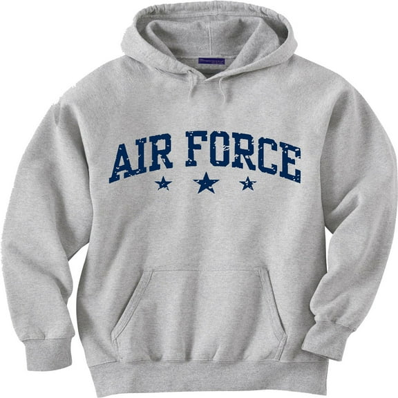 Gray Air Force Hoodie Sweatshirt Clothing Accessories Gifts Mens