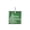Green Tree, variant on 1 Pack - Believe Tempered Glass Christmas Ornament - 3 Inch Square