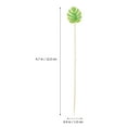 thumbnail image 4 of CIMAXIC Disposable Food Picks 100Pcs Disposable Food Picks Turtle Leaf Design Cocktail Fruit Appetizer Picks,4.72"X0.39"X0.08", 4 of 5