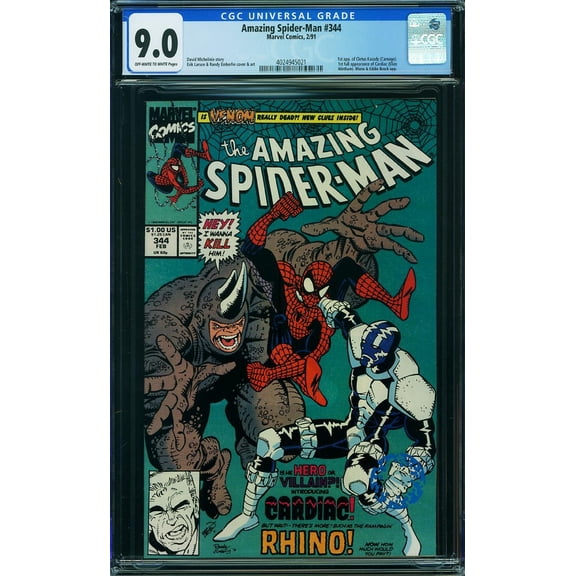 Amazing Spider-Man #344 - CGC 9 Comic Book
