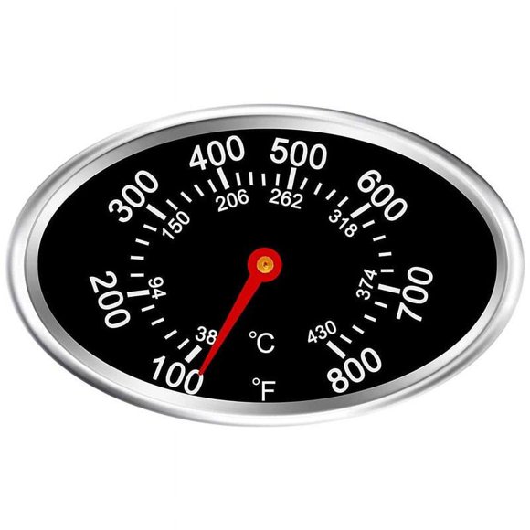 Barbecue Thermometer Oven Pit Temp Gauge 100~400℃ BBQ F2A6 2Q6W Grill Food X8V9