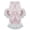 Pink, variant on MAMORE Dog Lace Princess Dress, Soft Breathable Pet Apparel with Button Closure and Elastic Belly for Small and Medium Dogs(Pink,M)