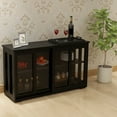 thumbnail image 5 of Hassch Kitchen Storage Cabinet With Glass Door for Living Room, Bedroom, Home Office, 5 of 6