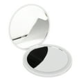 thumbnail image 3 of LED Pocket Mirror, LED Pocket Mkaeup Mirror Mini Double Sided Mirror Foldable Clear Compact Round  For Outdoor, 3 of 8